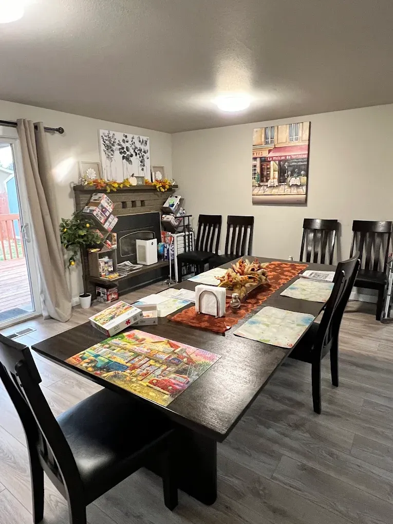 SK Living Adult Family Home: Activity & dining table