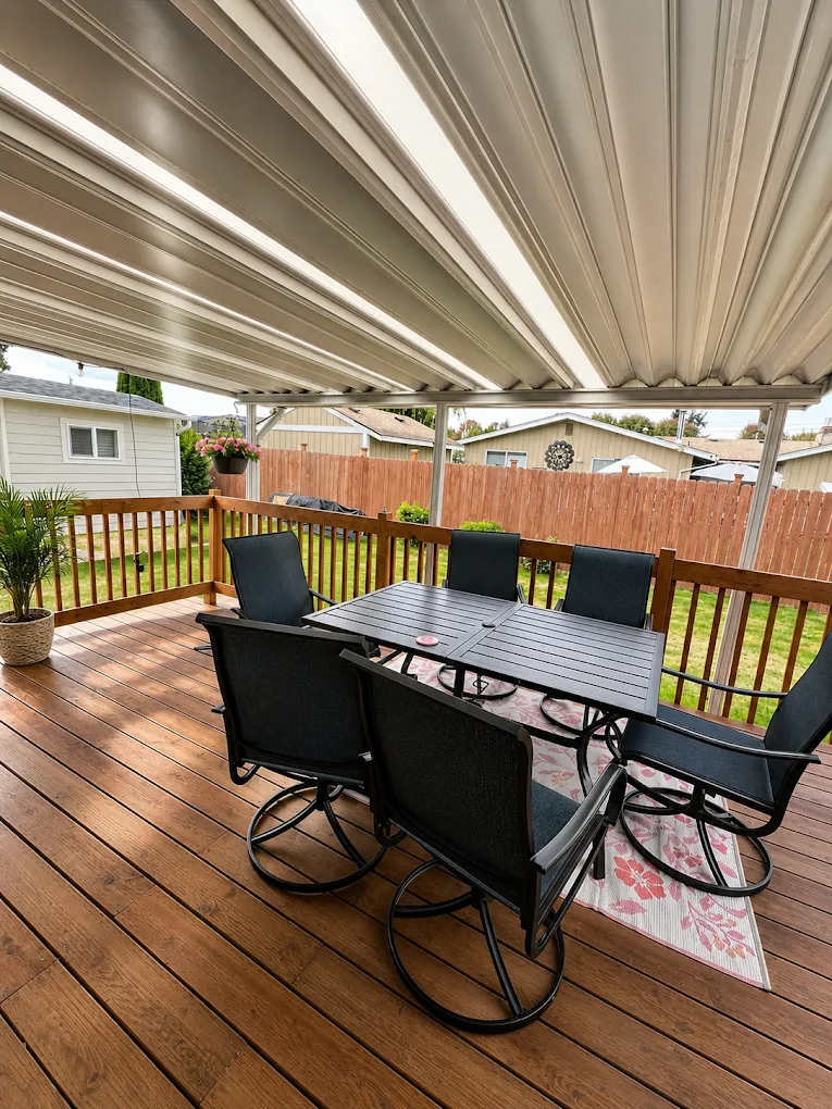 SK Living Adult Family Home: Covered deck